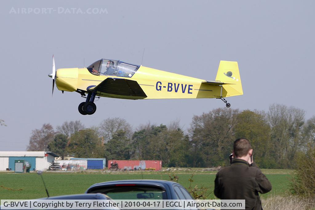 G-BVVE, 1961 Jodel D-112 C/N 1070, at Fenland on a fine Spring day for the 2010 Vintage Aircraft Club Daffodil Fly-In