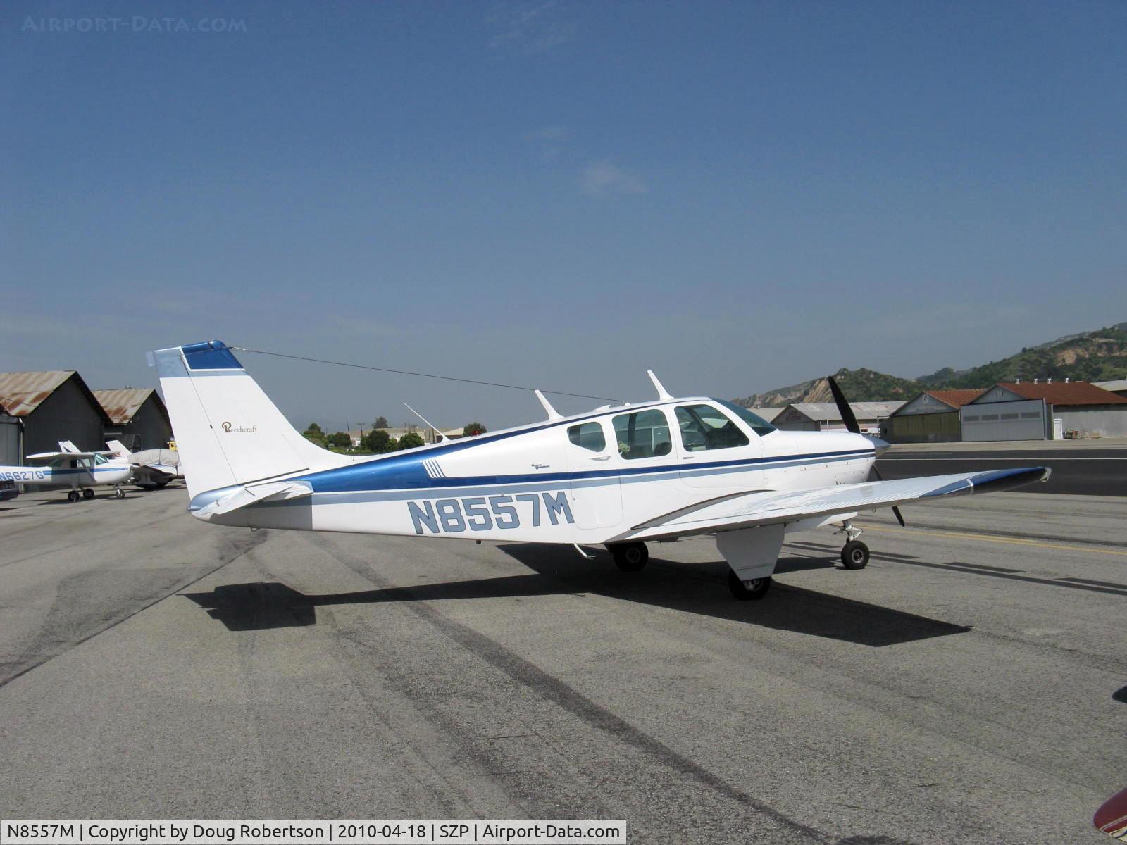 N8557M, 1963 Beech 35-B33 Debonair C/N CD-641, 1963 Beech 35-B33 DEBONAIR, Continental IO-470-K 225 Hp