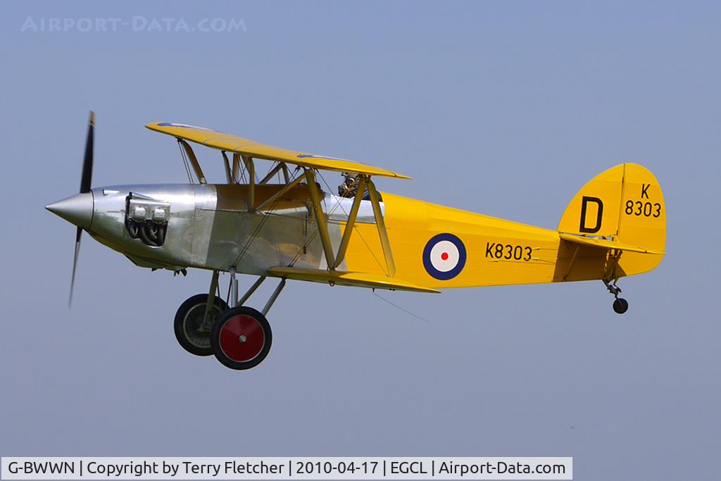 G-BWWN, 1998 Isaacs Fury II C/N PFA 011-10957, at Fenland on a fine Spring day for the 2010 Vintage Aircraft Club Daffodil Fly-In
