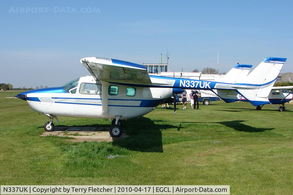 N337UK, Reims F337G C/N 0084, at Fenland on a fine Spring day for the 2010 Vintage Aircraft Club Daffodil Fly-In