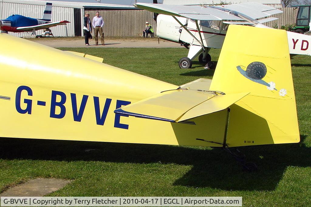 G-BVVE, 1961 Jodel D-112 C/N 1070, at Fenland on a fine Spring day for the 2010 Vintage Aircraft Club Daffodil Fly-In