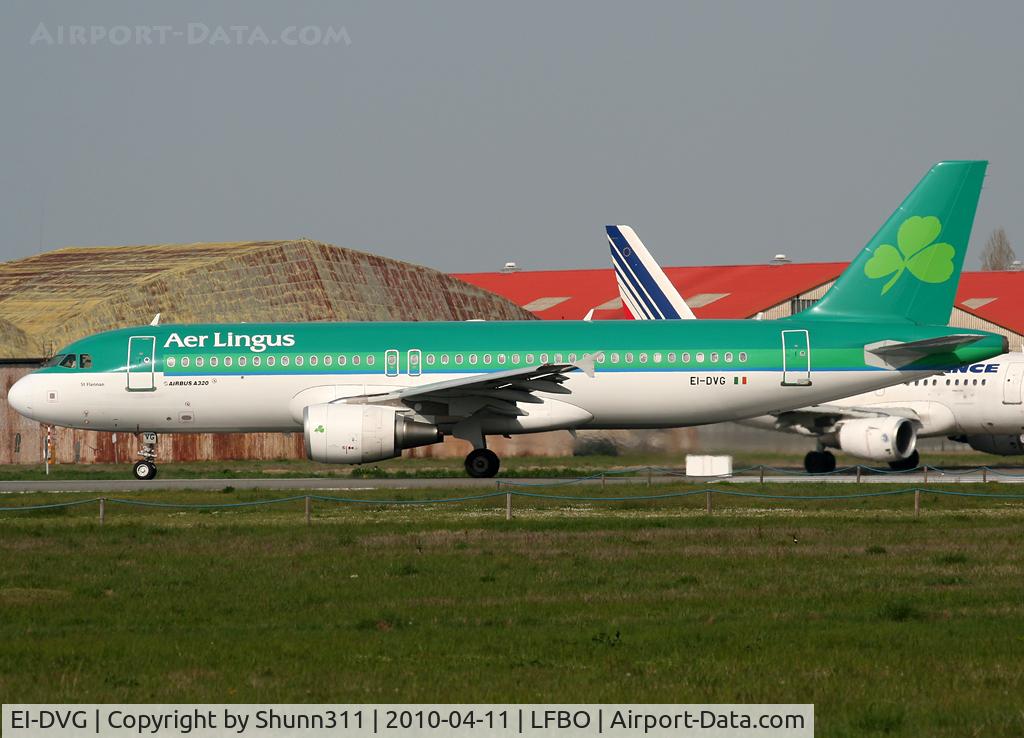 EI-DVG, 2007 Airbus A320-214 C/N 3318, Ready for take off rwy 32R