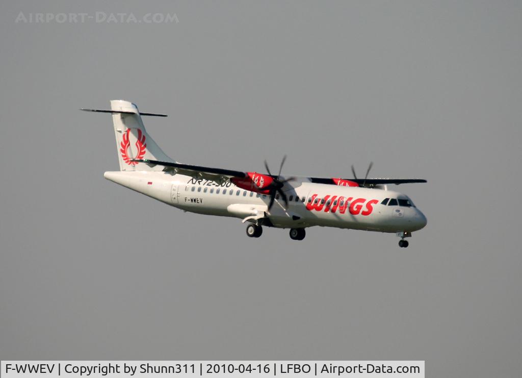 F-WWEV, 2009 ATR 72-212A C/N 871, C/n 871 - To be PK-WFI