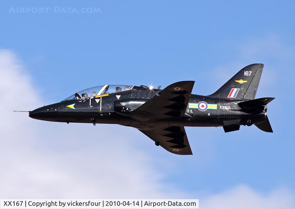 XX167, 1977 Hawker Siddeley Hawk T.1 C/N 014/312014, Royal Air Force Hawk T1 (c/n 312014). Operated by 208 (R) Squadron. Dunmail Raise, Cumbria.