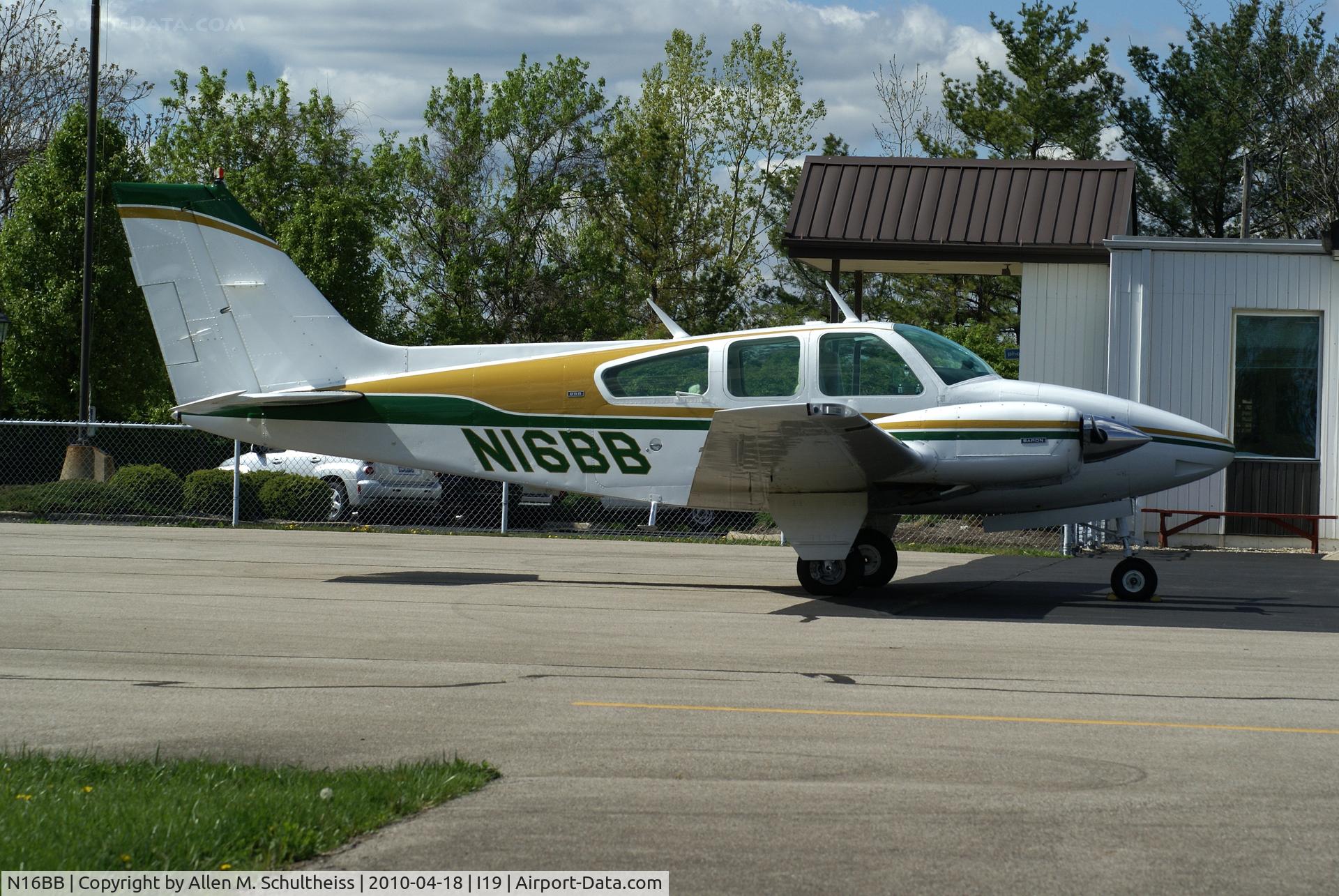 N16BB, 1974 Beech 95-B55 (T42A) Baron C/N TC-1749, 1974 Beech Barron