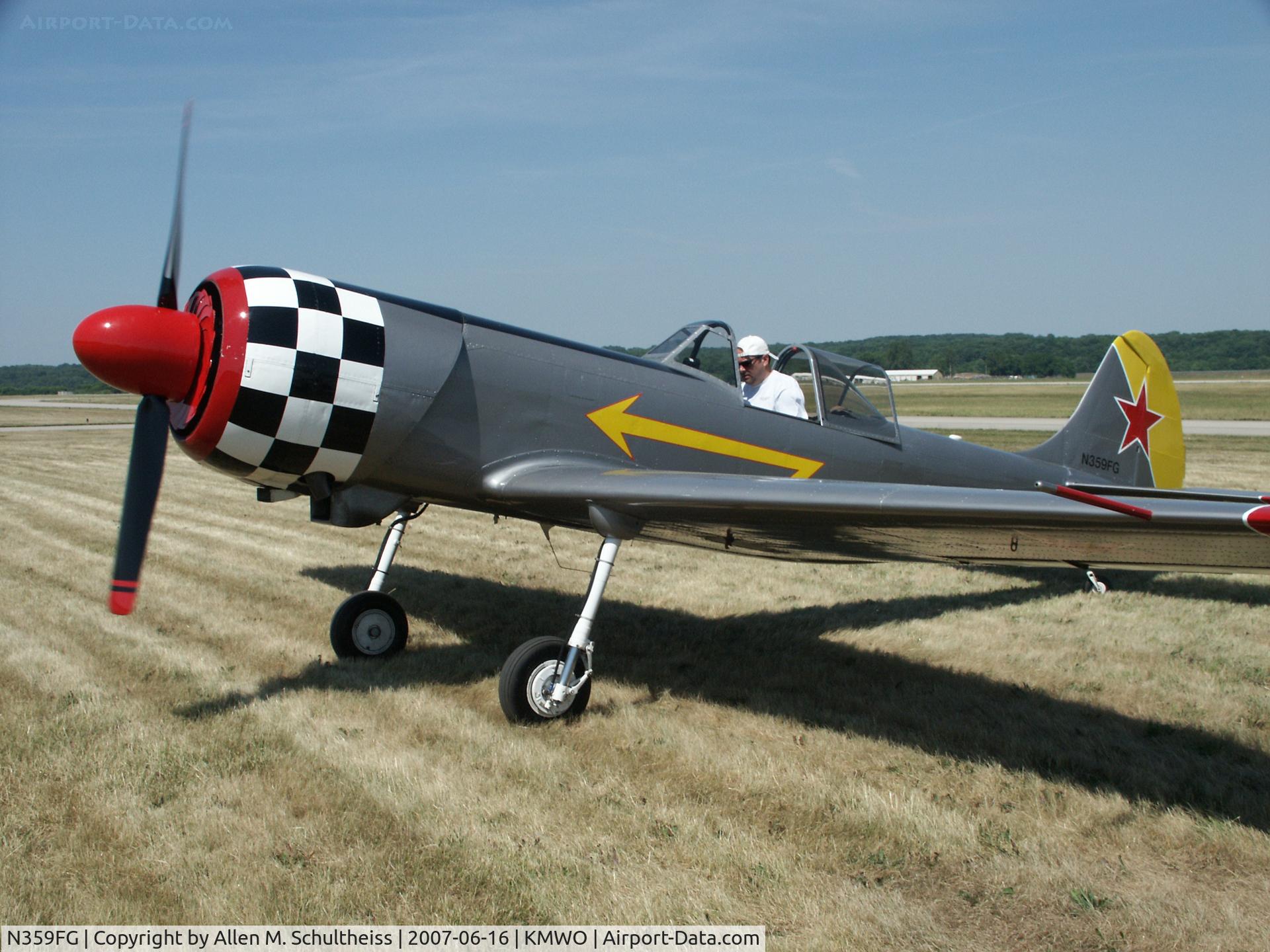 N359FG, 1984 Yakovlev Yak-50 C/N 842305, YAK-50