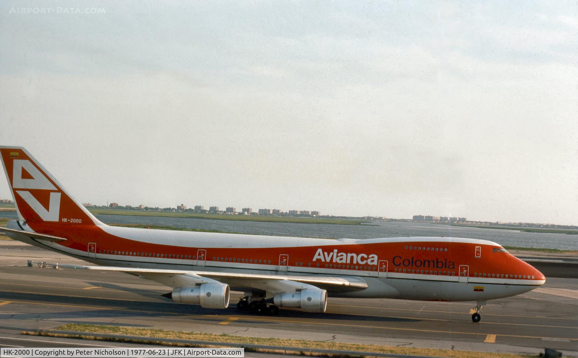 HK-2000, 1970 Boeing 747-124 C/N 19734, Boeing 747-124 