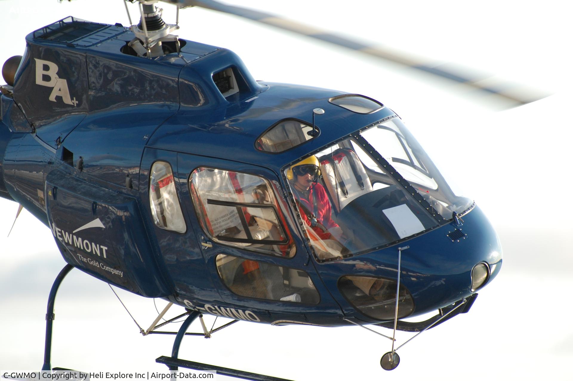 C-GWMO, 1985 Aerospatiale AS-350B Ecureuil C/N 1879, A closer look at Heli Explore Astar take off part two