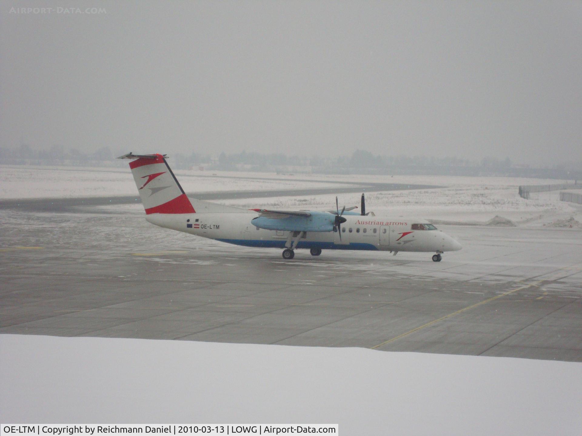 OE-LTM, 1998 De Havilland Canada DHC-8-311 Dash 8 Dash 8 C/N 527, Just arrived from vienna