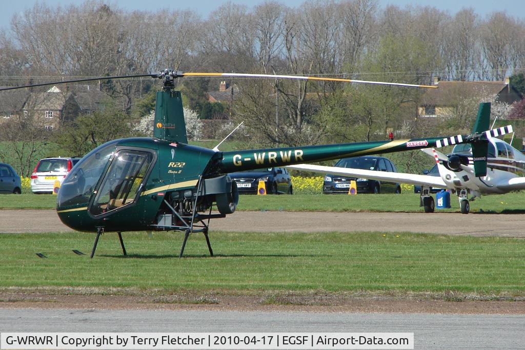 G-WRWR, 1999 Robinson R22 Beta II C/N 2964, Robinson R22 at Peterborough Conington