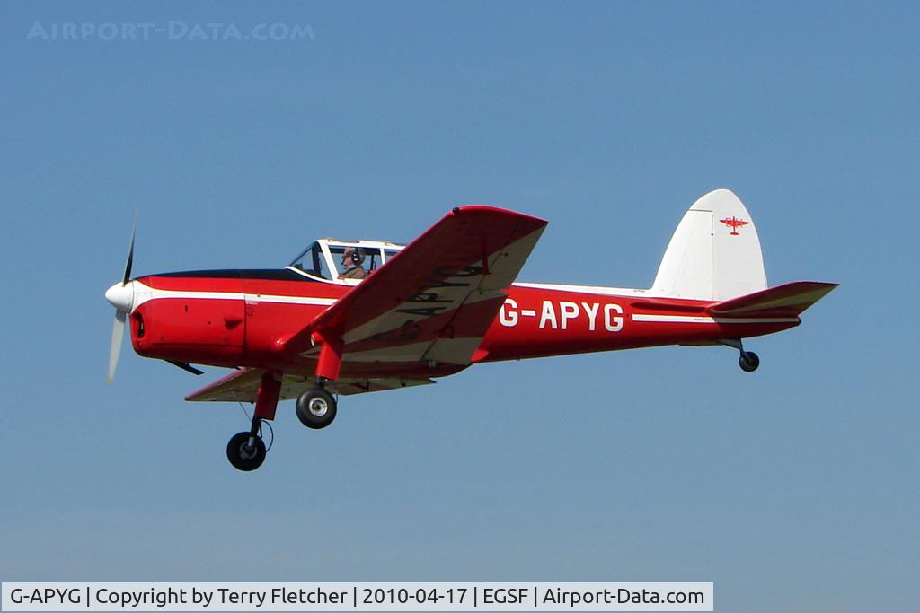 G-APYG, 1950 De Havilland DHC-1 Chipmunk T.10 C/N C1/0060, Chipmunk at Peterborough Conington