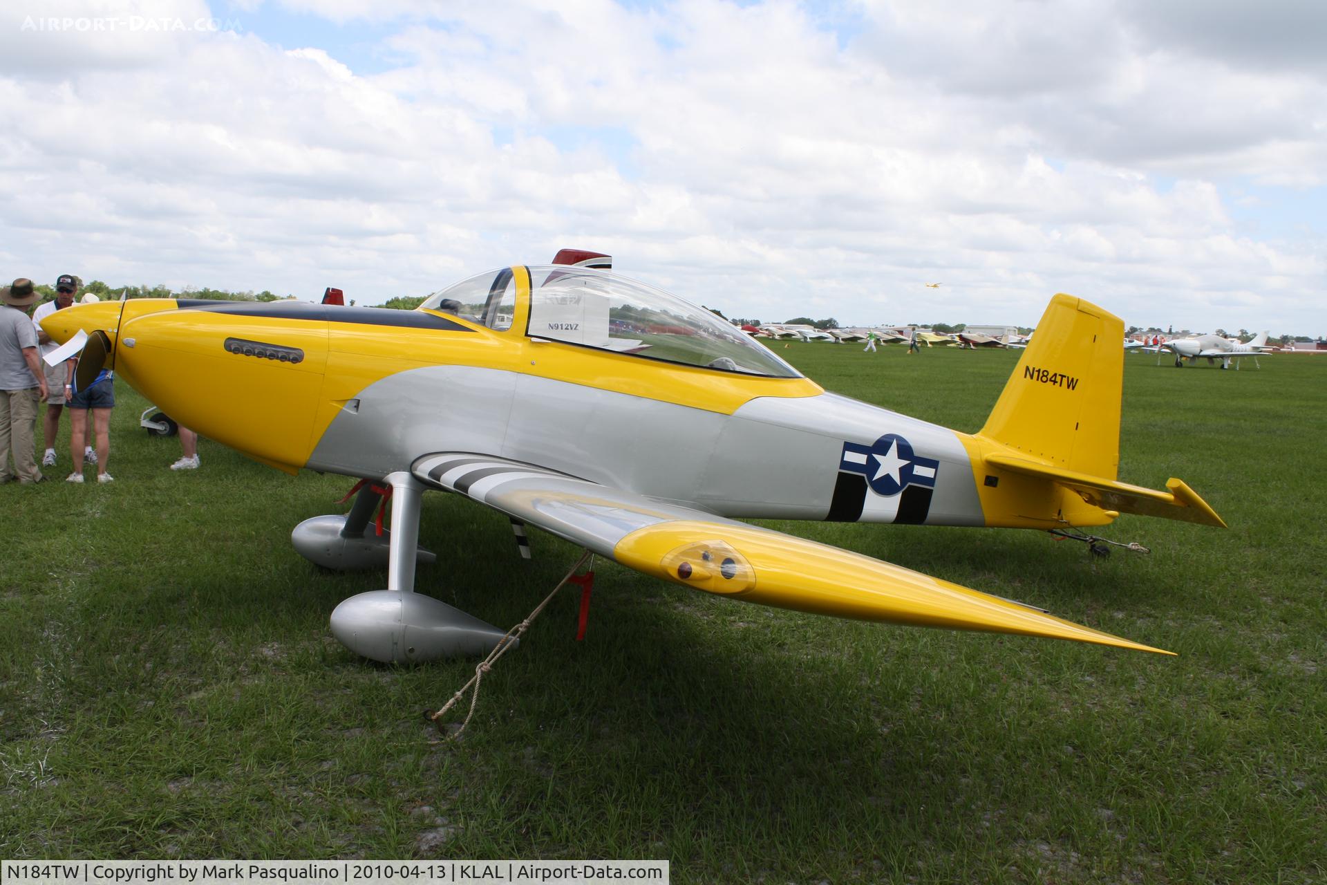 N184TW, 2007 Vans RV-8 C/N 81997, RV-8