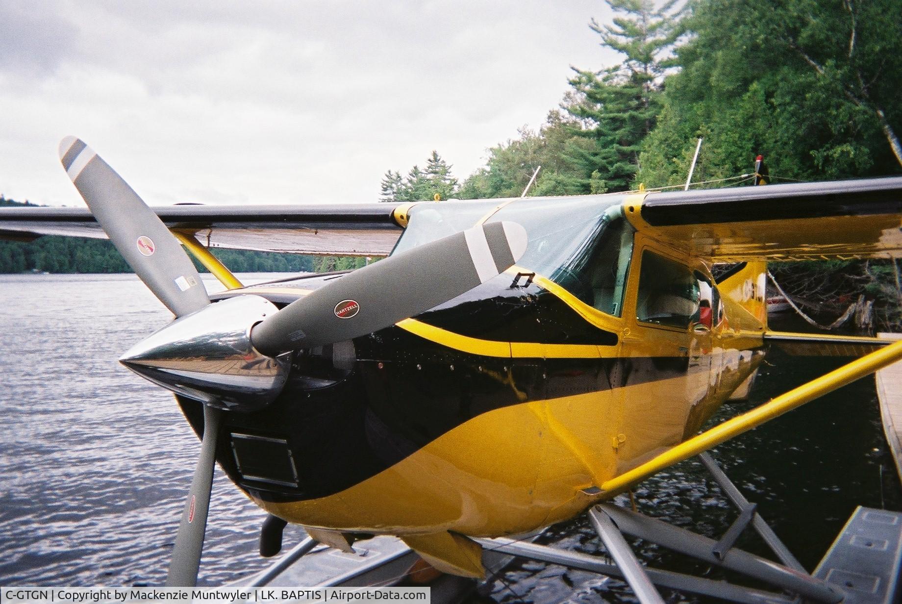 C-GTGN, 1971 Cessna A185E Skywagon 185 C/N 185-01876, C-GTGN sitting at a canoe dock on Lake Baptist, Ontario