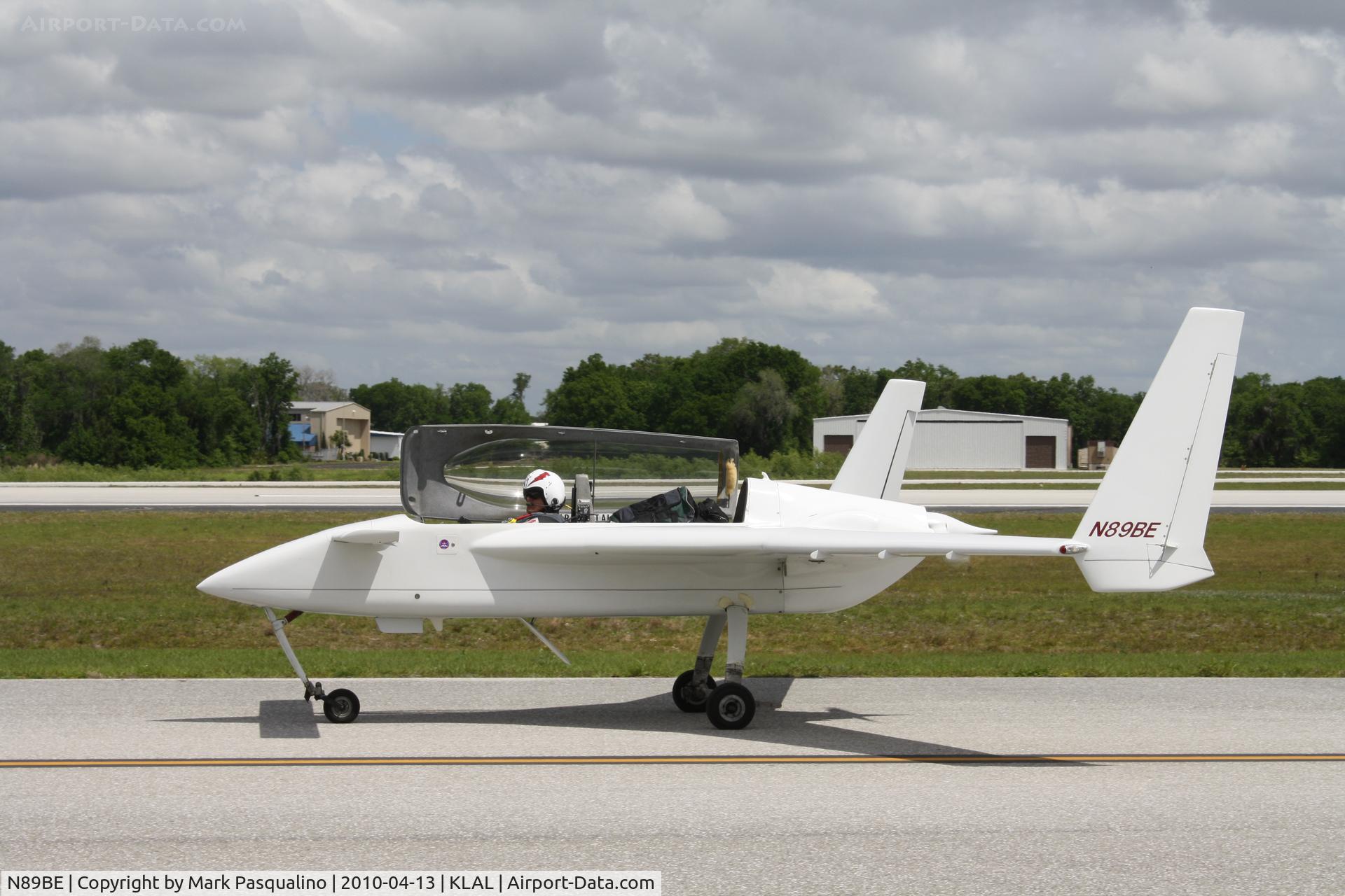 N89BE, 1989 Rutan Long-EZ C/N 1851-L, LONG EZ
