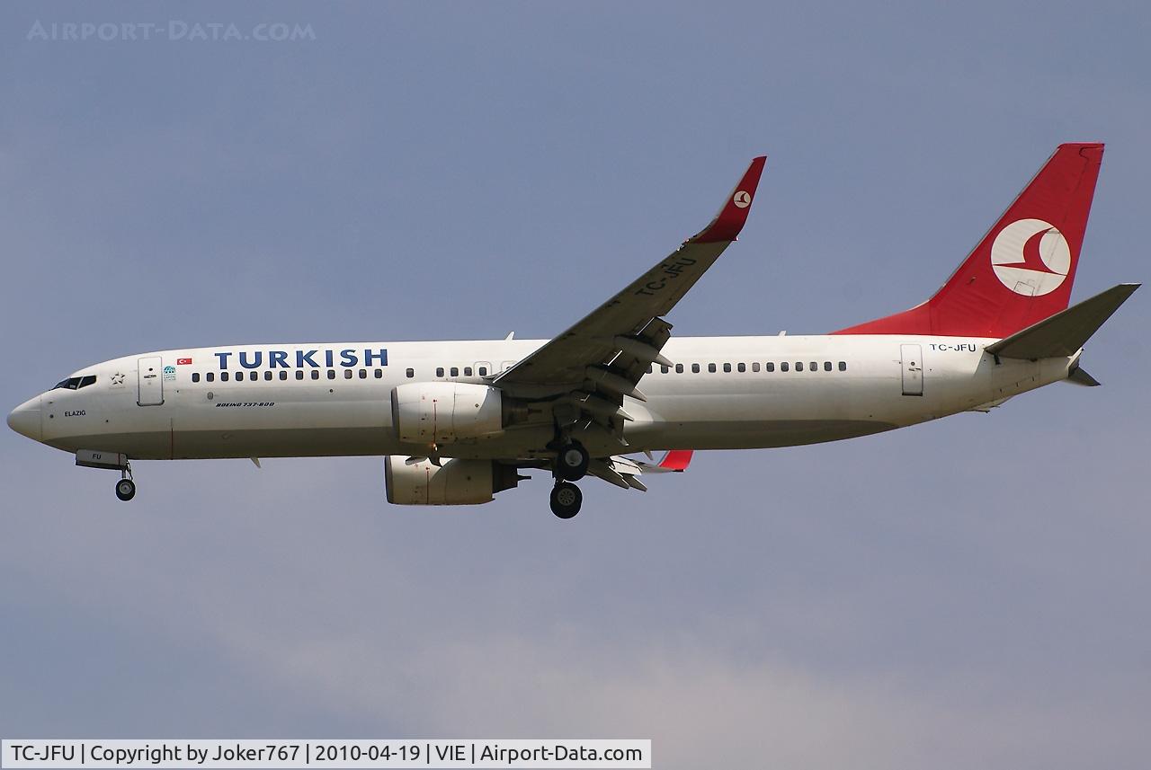 TC-JFU, 1999 Boeing 737-8F2 C/N 29781, Turkish Airlines Boeing 737-8F2(WL)