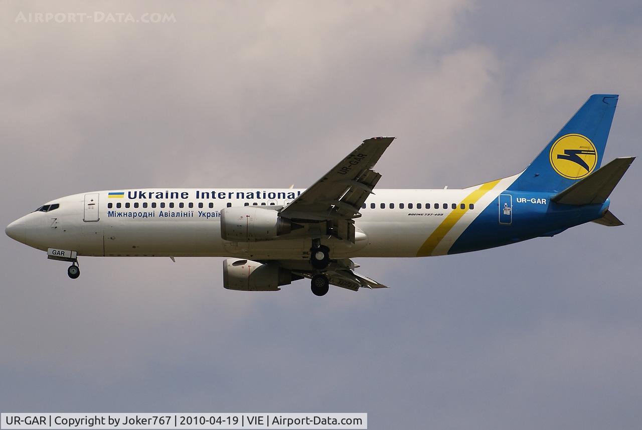 UR-GAR, 1993 Boeing 737-4Y0 C/N 26081, Ukraine International Airlines Boeing 737-4Y0