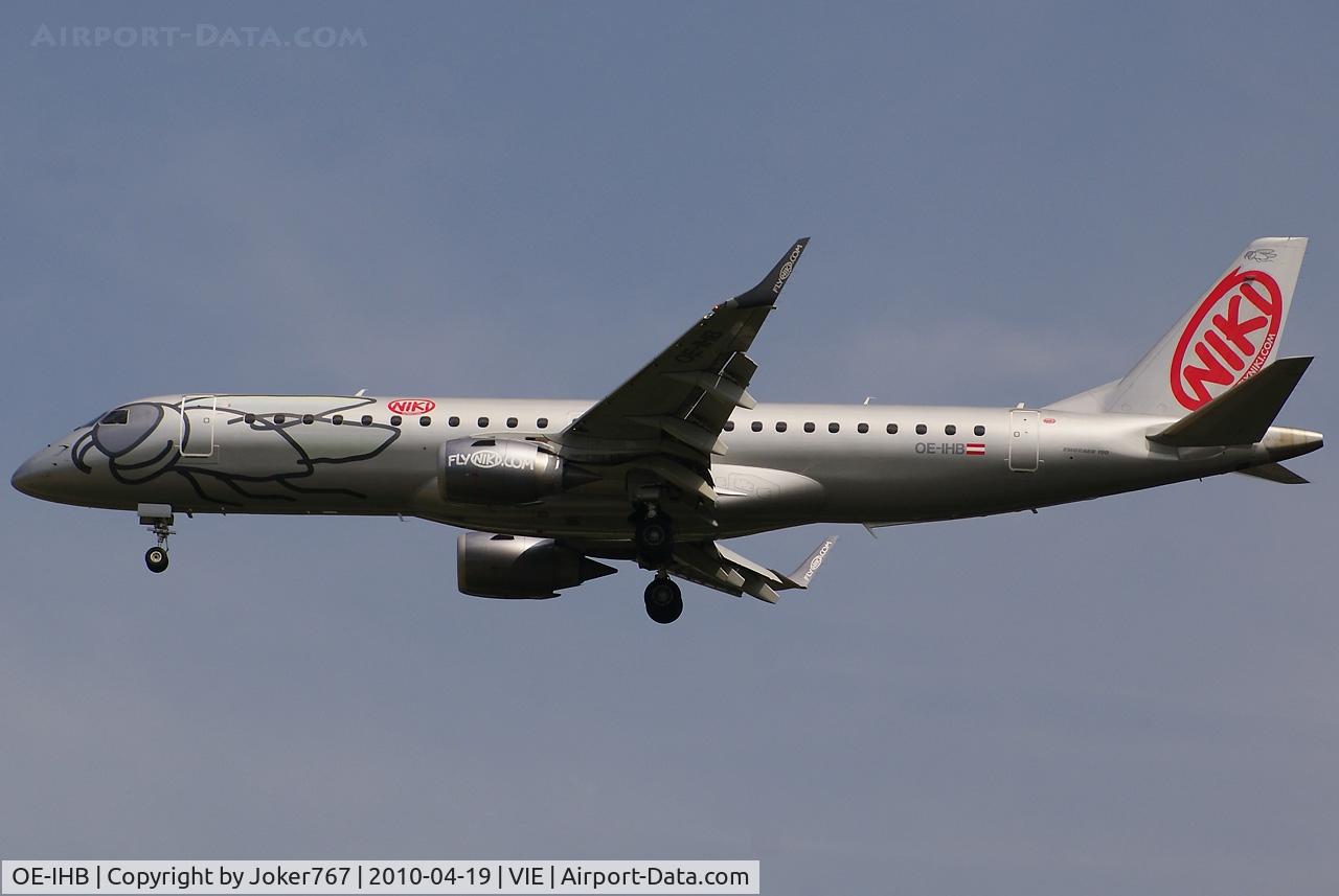 OE-IHB, 2009 Embraer 190LR (ERJ-190-100LR) C/N 19000294, NIKI Embraer ERJ-190-100LR