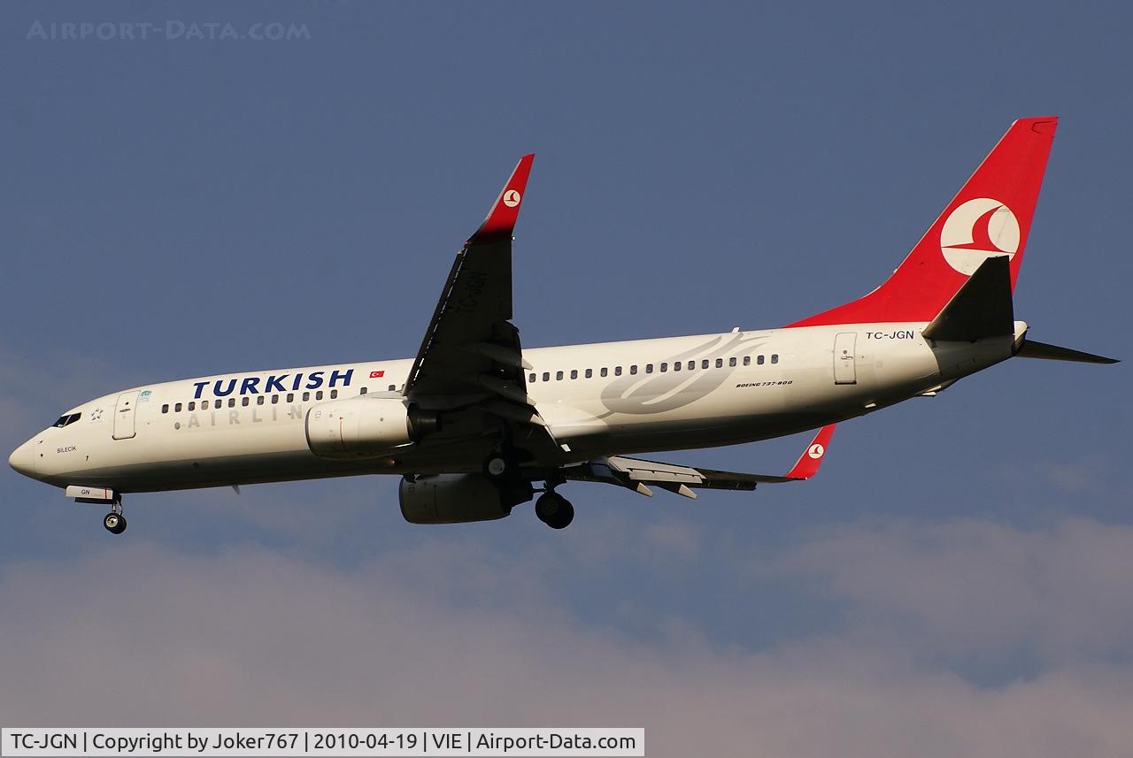 TC-JGN, 2006 Boeing 737-8F2 C/N 34412, Turkish Airlines Boeing 737-8F2(WL)