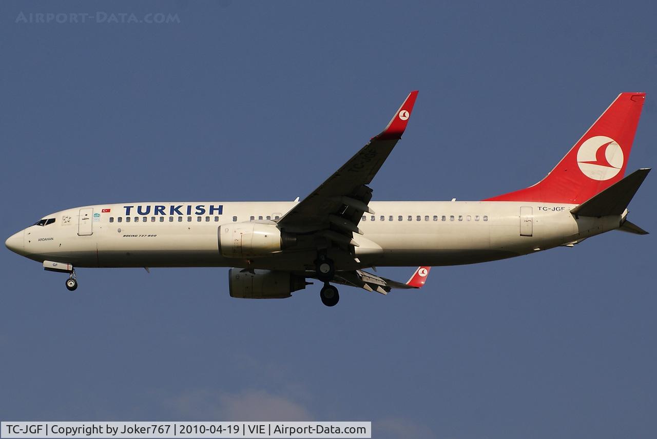 TC-JGF, 2002 Boeing 737-8F2 C/N 29790, Turkish Airlines Boeing 737-8F2(WL)