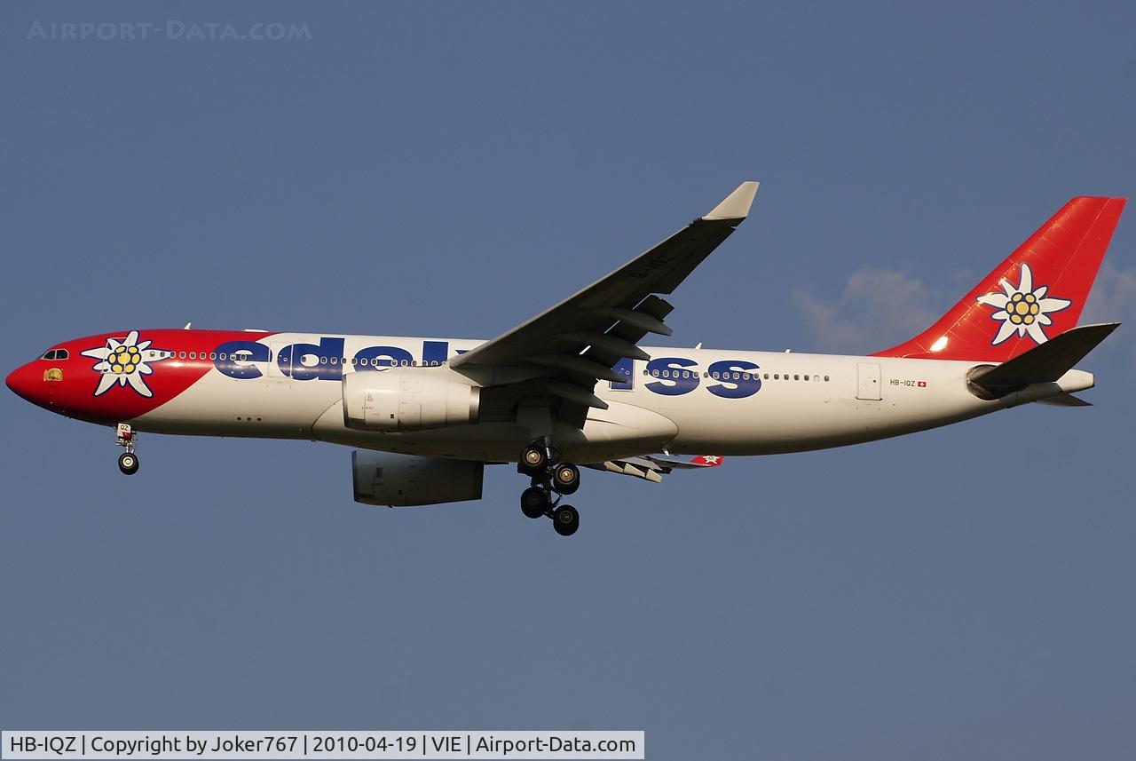 HB-IQZ, 2000 Airbus A330-243 C/N 369, Edelweiss Air Airbus A330-243