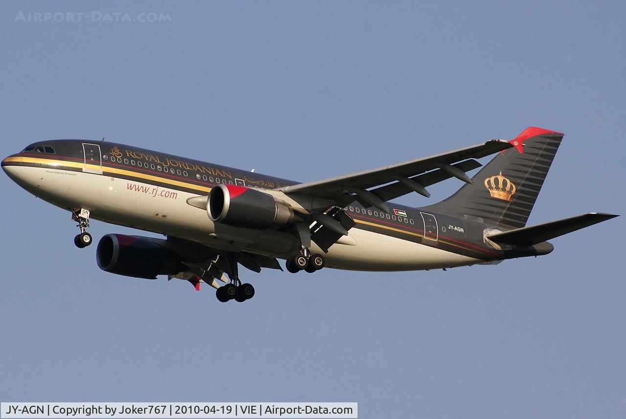 JY-AGN, 1989 Airbus A310-304 C/N 531, Royal Jordanian Airbus A310-304