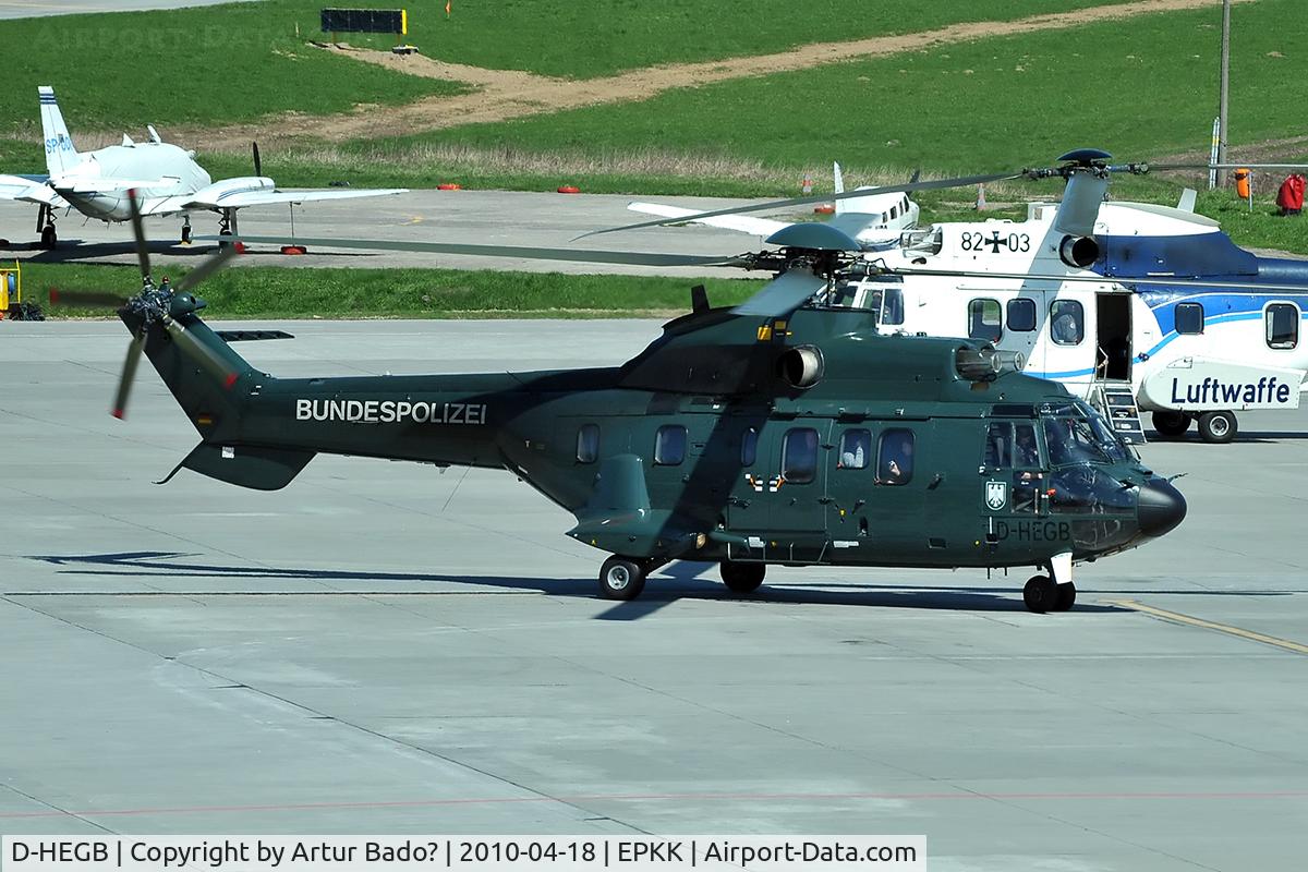 D-HEGB, Aerospatiale AS-332L-1 Super Puma C/N 2265, Bundespolizei