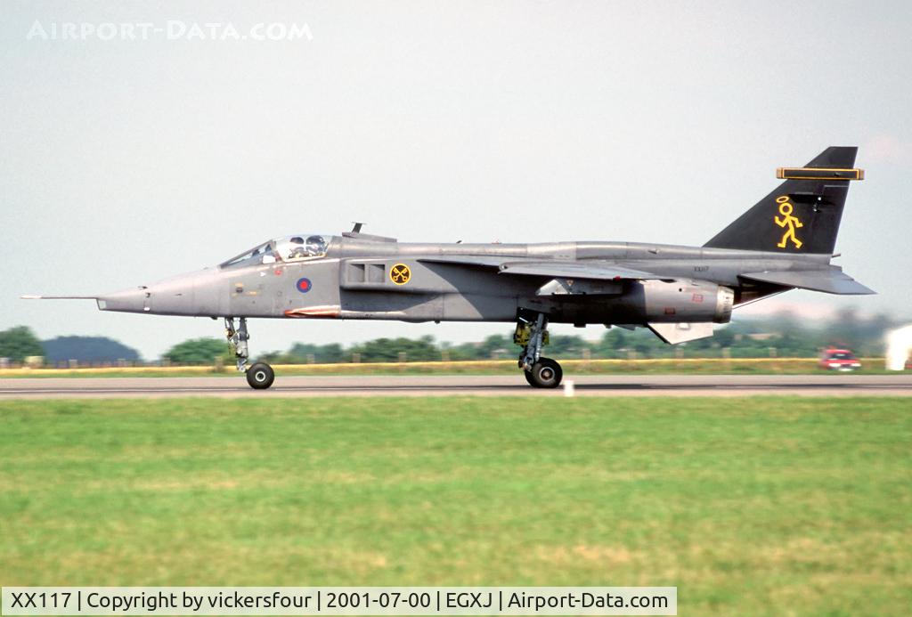 XX117, 1973 Sepecat Jaguar GR.3A C/N S.10, Royal Air Force Jaguar GR3A. Operated by 16 (R) Squadron. Cottesmore.