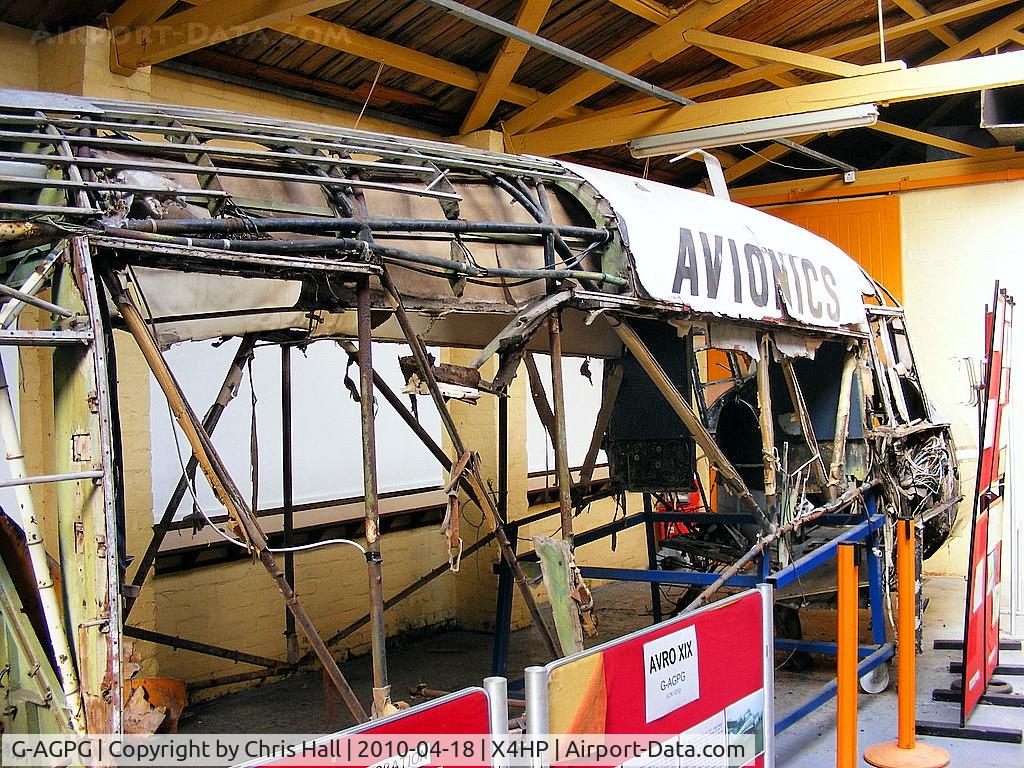 G-AGPG, 1945 Avro 652A Anson C.19 Series 2 C/N 1212, preserved at Hooton Park