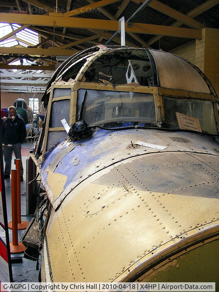 G-AGPG, 1945 Avro 652A Anson C.19 Series 2 C/N 1212, preserved at Hooton Park