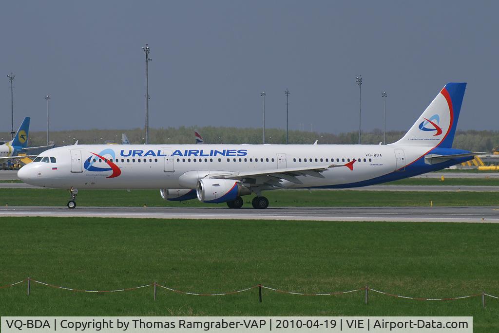 VQ-BDA, 1999 Airbus A321-211 C/N 1012, Ural Airlines Airbus A321