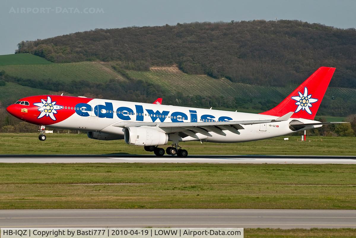 HB-IQZ, 2000 Airbus A330-243 C/N 369, Edelweiss at Vienna