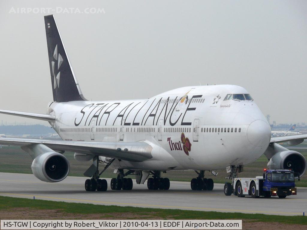 HS-TGW, 1997 Boeing 747-4D7 C/N 27724, Thai; Star Alliance; Boeing 747-4D7