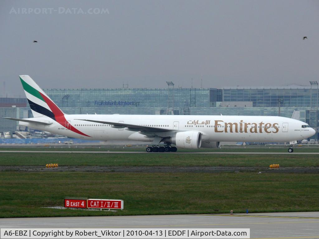 A6-EBZ, 2007 Boeing 777-31H/ER C/N 32713, Emirates; Boeing 777-31H