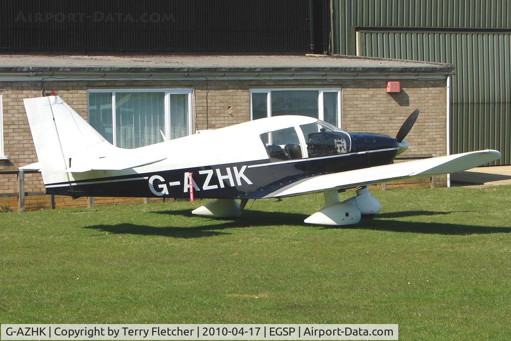 G-AZHK, 1971 Robin HR-100-200B Royale C/N 113, 1971 Avions Pierre Robin PIERRE ROBIN HR100/200B on a pleasant day at Peterborough Sibson