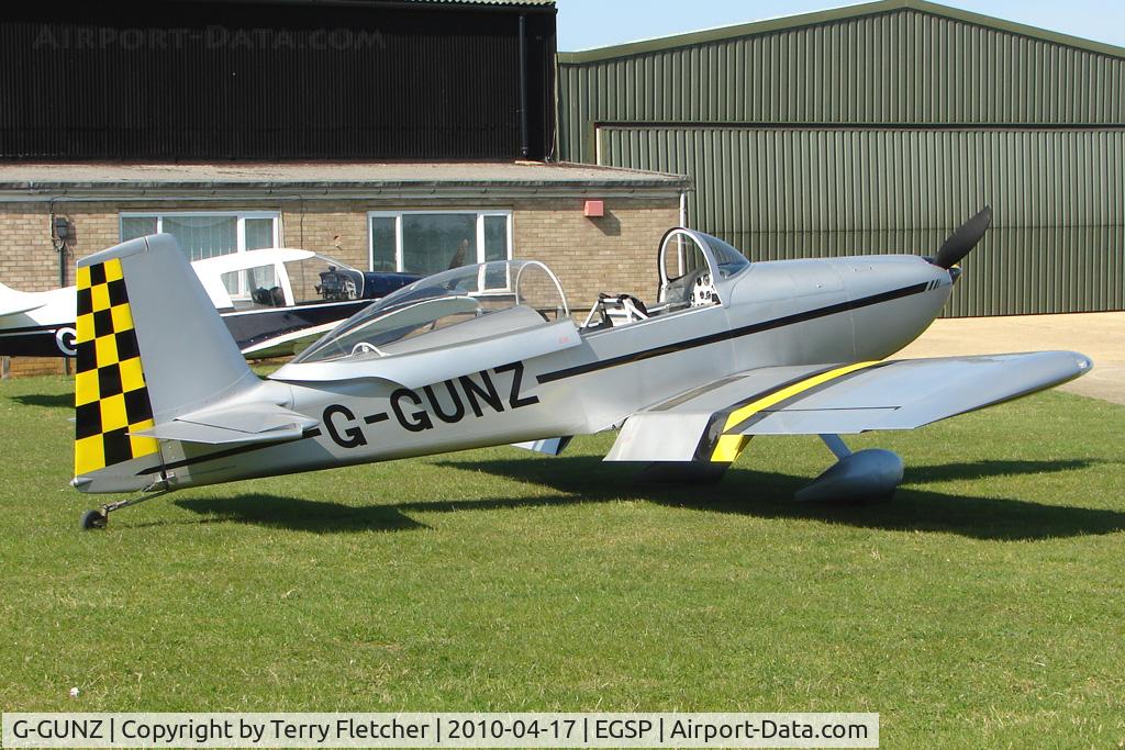 G-GUNZ, 2009 Vans RV-8 C/N PFA 303-14475, Vans RV-8 on a pleasant day at Peterborough Sibson