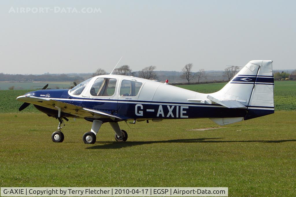 G-AXIE, 1969 Beagle B-121 Pup Series 2 (Pup 150) C/N B121-087, 1969 Beagle Aircraft Ltd BEAGLE B121 SERIES 2 on a pleasant day at Peterborough Sibson