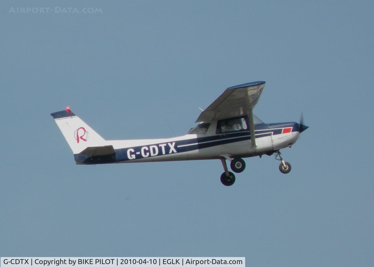 G-CDTX, 1979 Reims F152 C/N 1662, REDAIR TRAINER CLIMB OUT FROM RWY 07