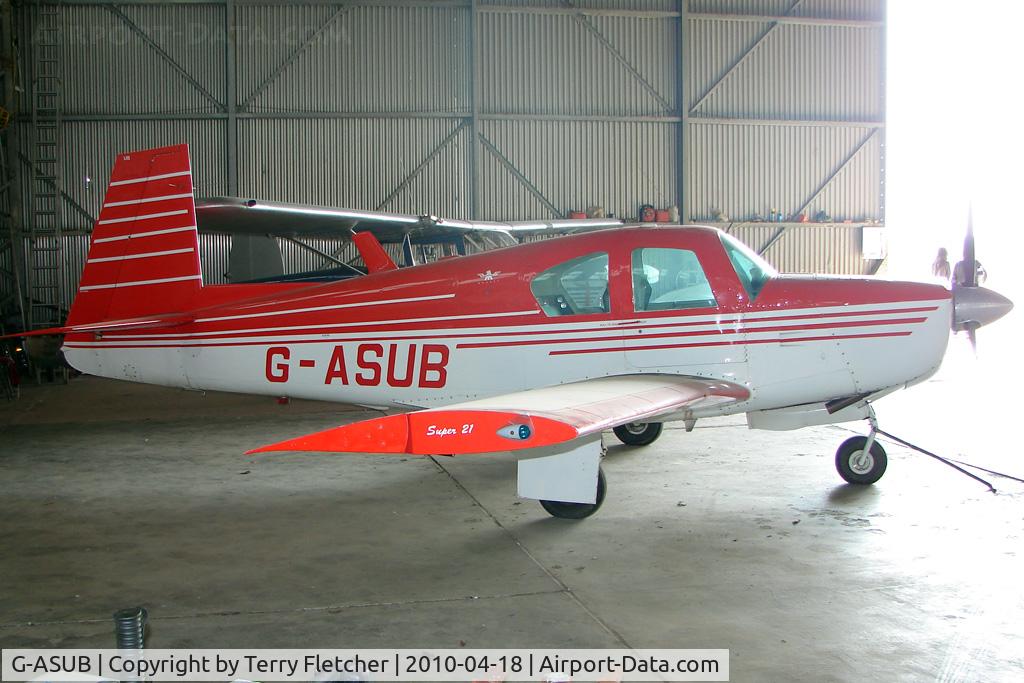 G-ASUB, 1964 Mooney M20E Super 21 C/N 397, 1964 Mooney Aircraft Corporation MOONEY M20E at North Cotes Airfield