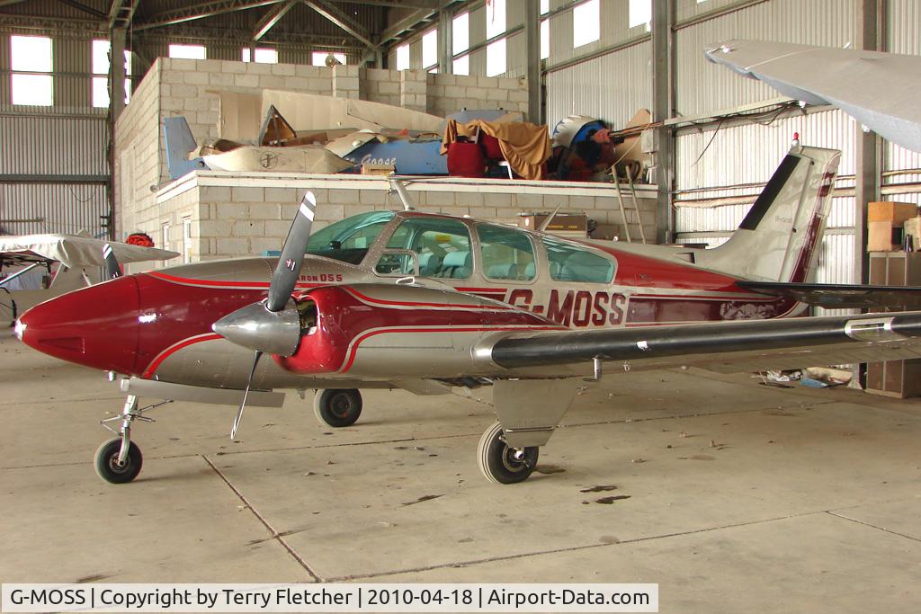 G-MOSS, 1968 Beech D55 Baron C/N TE-548, 1968 Beech BEECH D55 at North Cotes Airfield