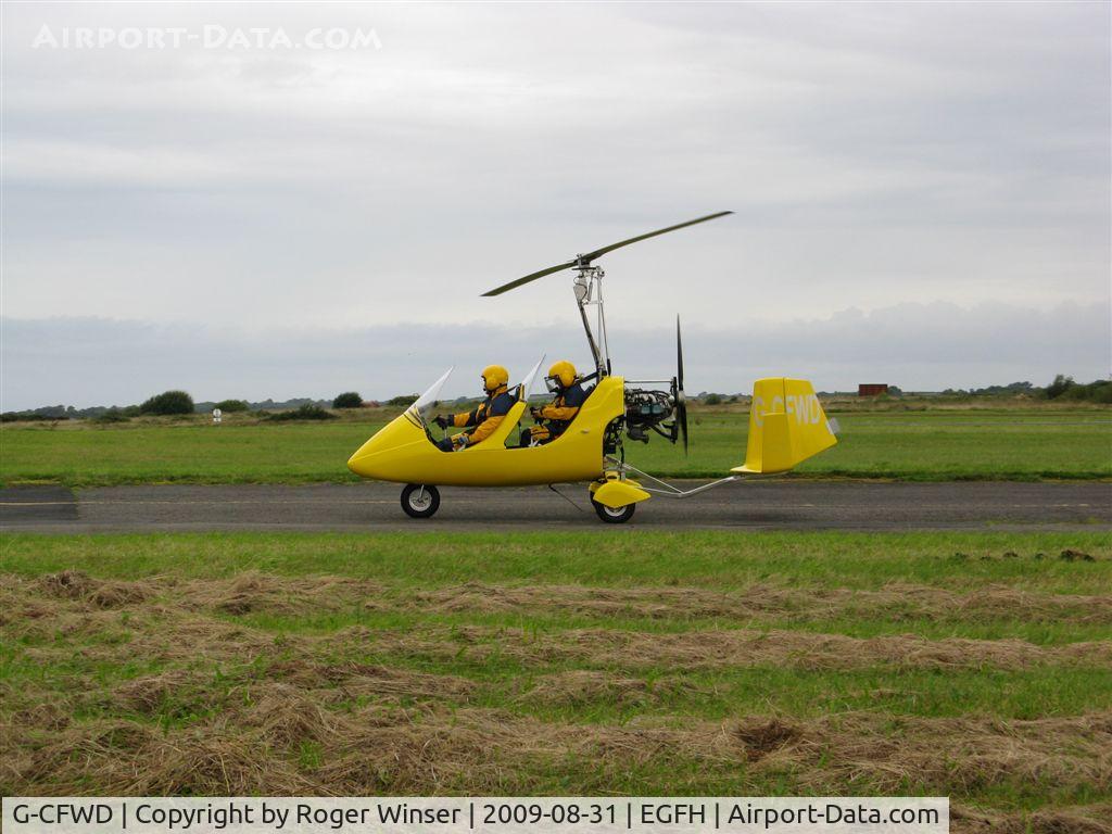 G-CFWD, 2009 Rotorsport UK MTOsport C/N RSUK/MTOS/006, Returning to base after a short flight