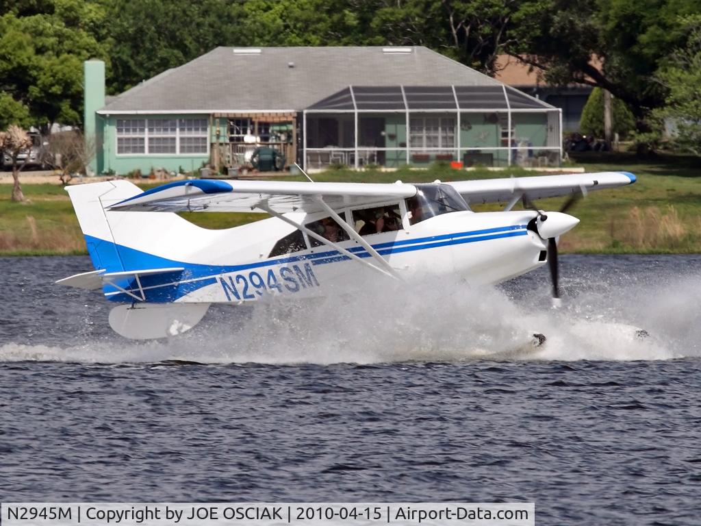 N2945M, 1946 Piper PA-12 Super Cruiser C/N 12-1344, On Lake Agnes in Florida