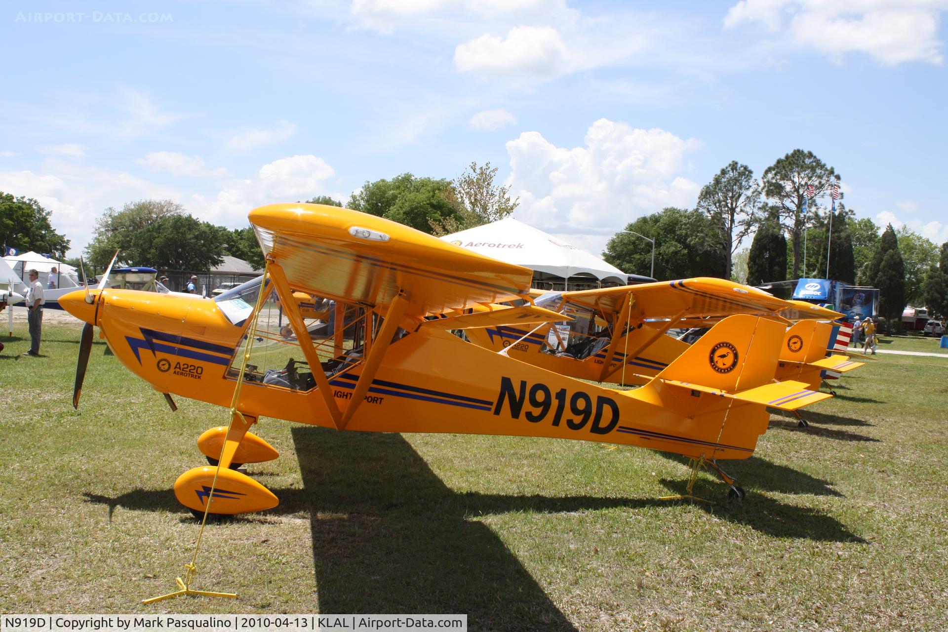 N919D, 2009 Aeropro CZ A220 C/N 28909, Aeropro Cz A220