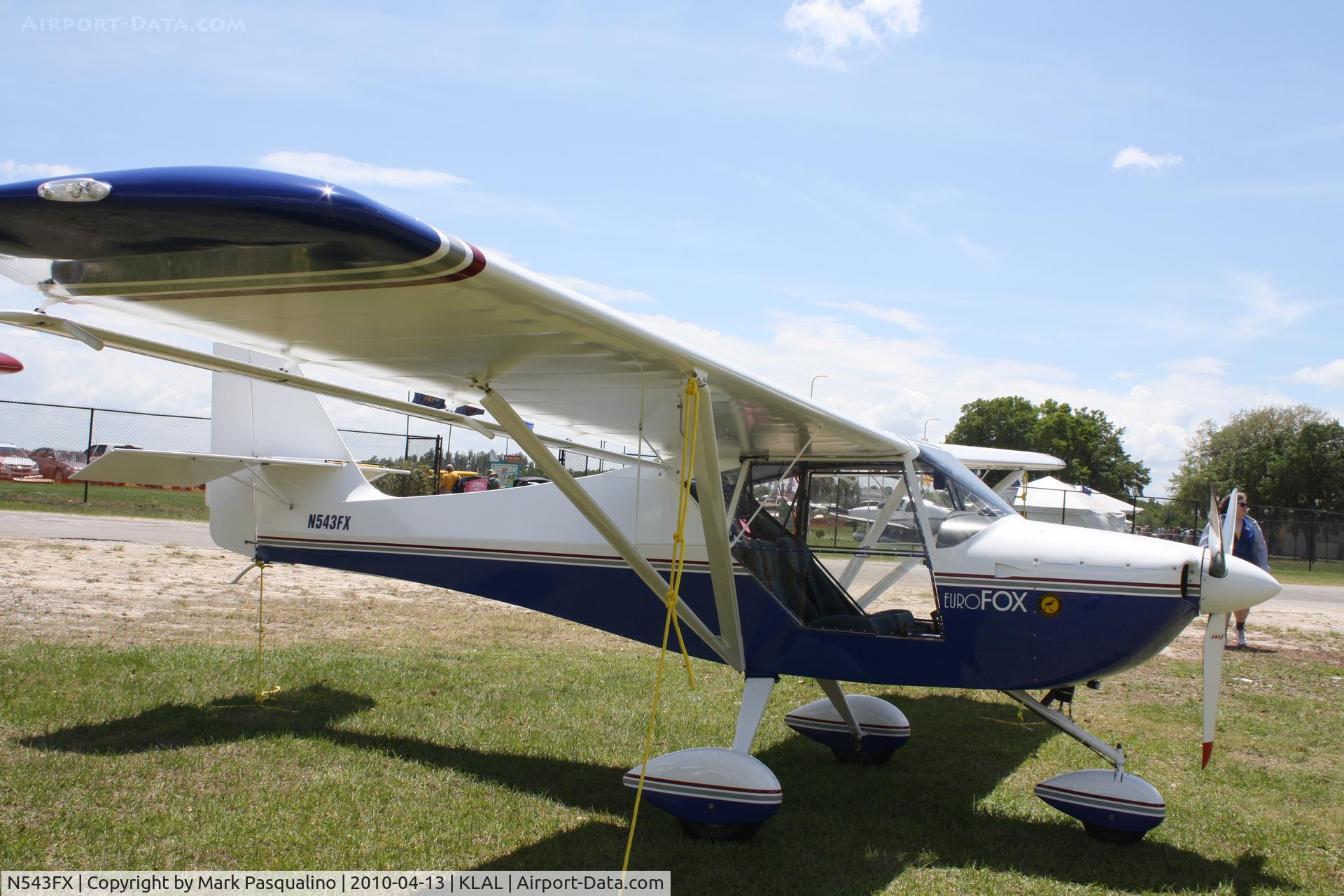 N543FX, 2007 Aeropro Eurofox C/N 001, Euro Fox