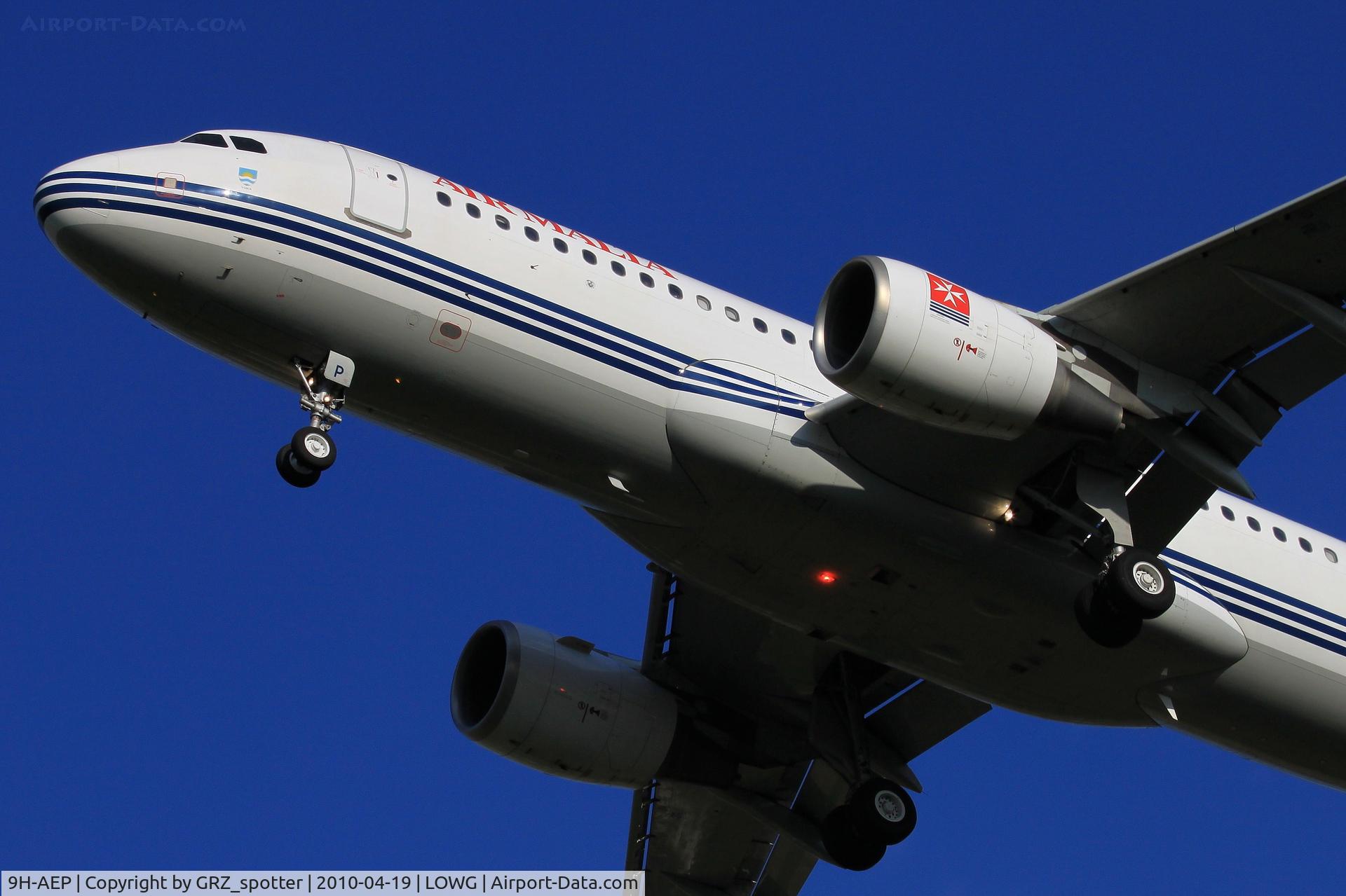 9H-AEP, 2007 Airbus A320-214 C/N 3056, Air Malta A320