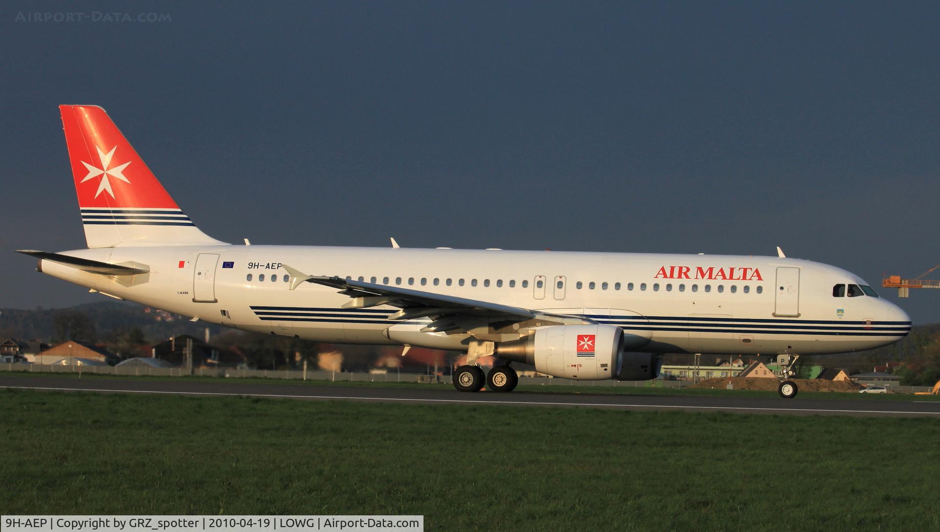 9H-AEP, 2007 Airbus A320-214 C/N 3056, Air Malta A320