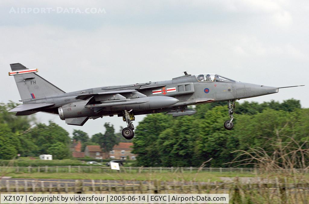 XZ107, 1976 Sepecat Jaguar GR.3A C/N S.108, Royal Air Force Jaguar GR3A (c/n S108). Operated by 41 Squadron, coded 'FH'. Coltishall.