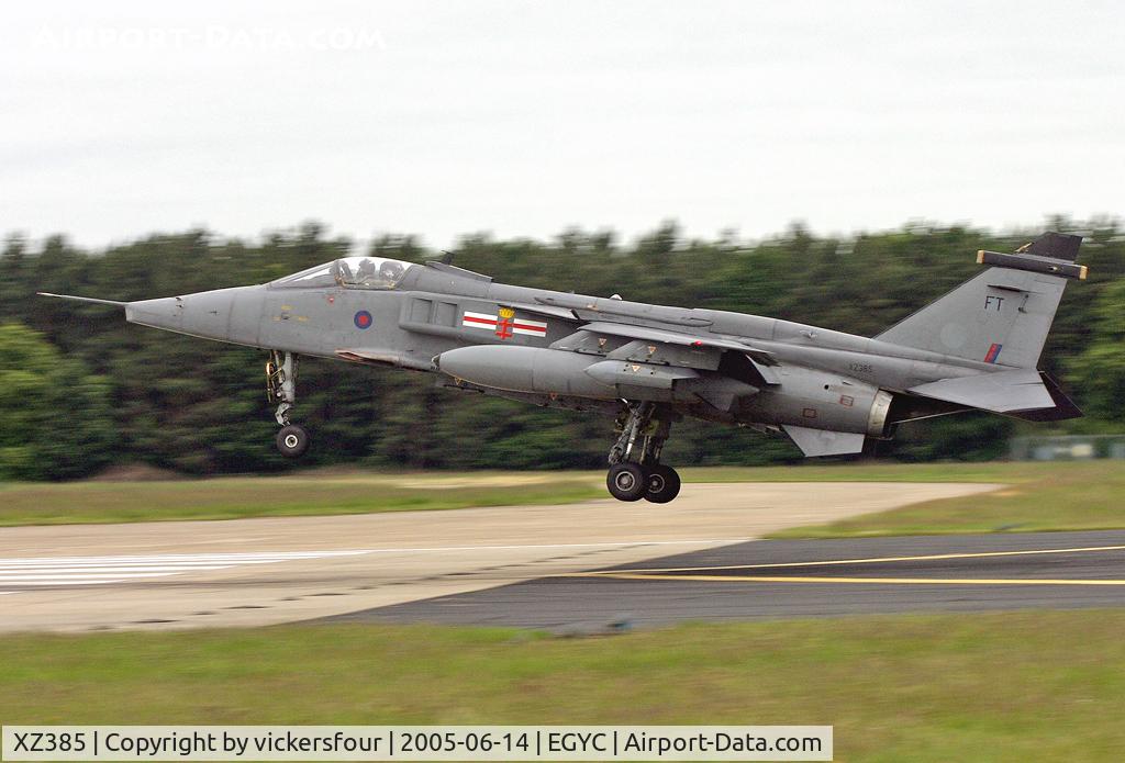 XZ385, 1977 Sepecat Jaguar GR.3A C/N S.150, Royal Air Force Jaguar GR3A (c/n S150). Operated by 41 Squadron, coded 'FT'. Coltishall.