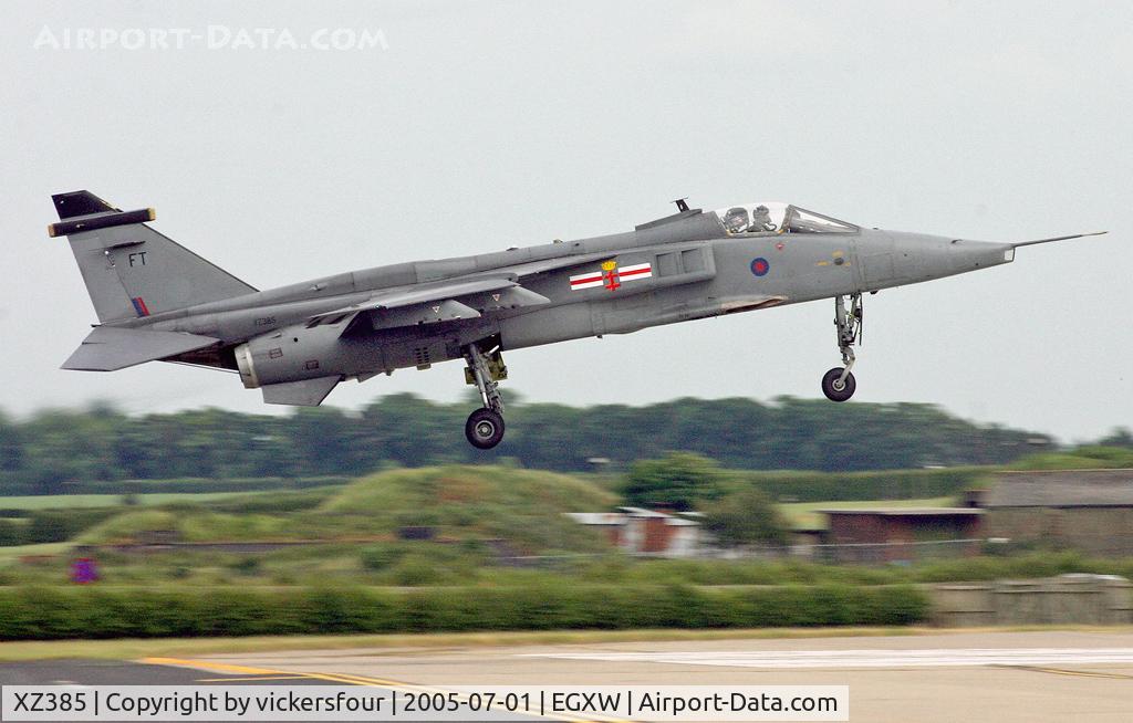 XZ385, 1977 Sepecat Jaguar GR.3A C/N S.150, Royal Air Force Jaguar GR3A (c/n S150). Operated by 41 Squadron, coded 'FT'.