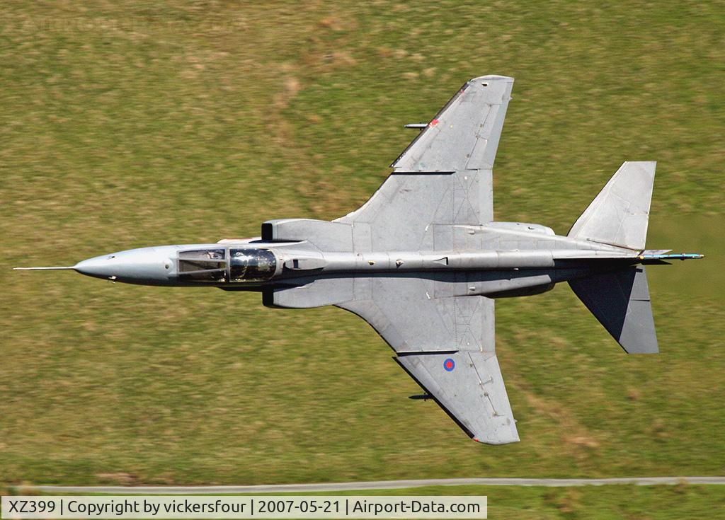 XZ399, 1977 Sepecat Jaguar GR.3A C/N S.164, Royal Air Force Jaguar GR3A (c/n S164). Operated by 6 Squadron, coded 'EJ'. M6 Pass.
