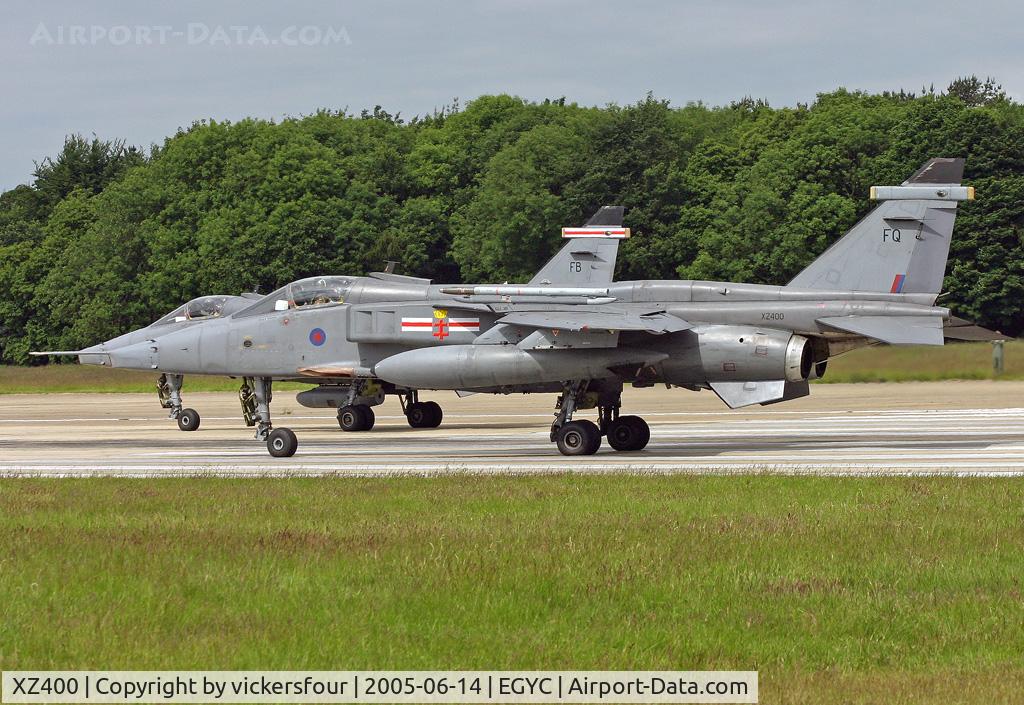 XZ400, 1978 Sepecat Jaguar GR.3A C/N S.165, Royal Air Force Jaguar GR3A (c/n S165). Operated by 41 Squadron, coded 'FQ'. Coltishall.